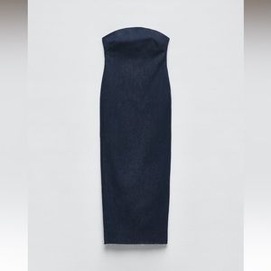 Zara Denim MIDI Dress Size L